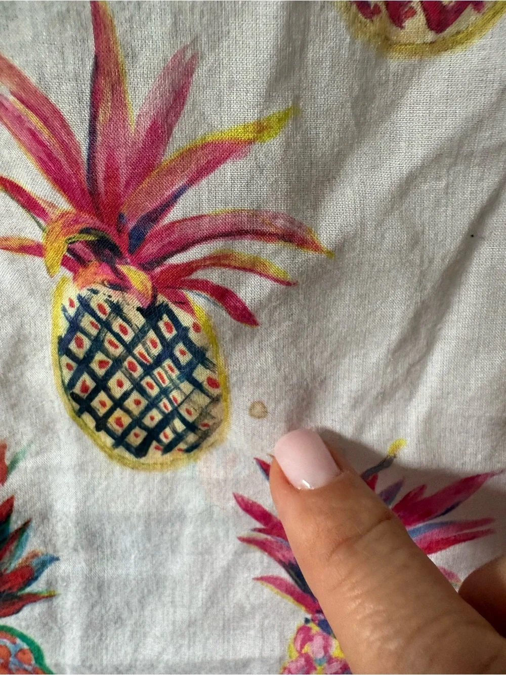 J Crew Pineapple Popover Top - Picture 9 of 9